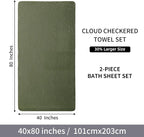 Extra Large Bath Towel Sheet-40x80 Inches Oversized, Super Soft, Quick Dry - Image 7