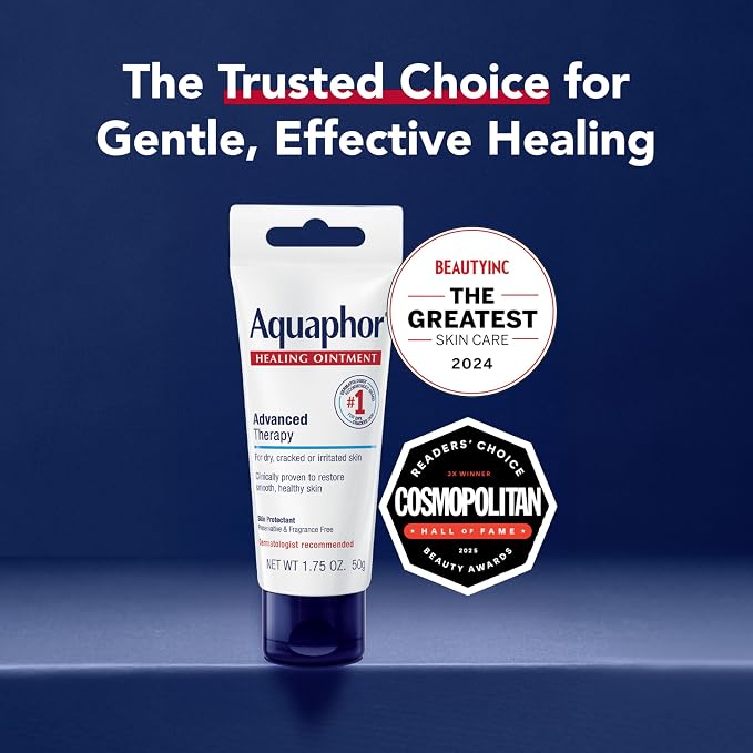 Aquaphor Advanced Therapy Healing Ointment, Hypoallergenic, Fragrance Free Body - Image 3