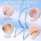 Teenitor 7 Pcs Professional Blackhead Remover Tweezers and Pimple Popper Tool - Image 3