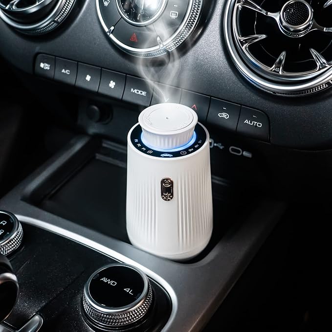 Car Air Freshener Spray Essential Oil Diffuser, Small Portable Rechargeable - Image 2