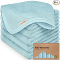 6-Pack Baby Washcloths – Soft Absorbent Viscose from Bamboo Washcloths by KeaBabies