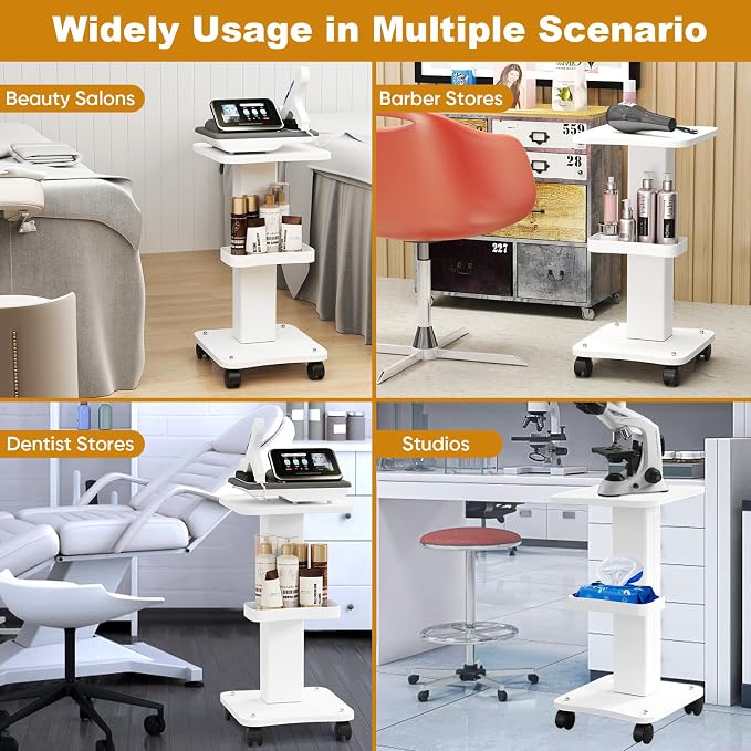 uyoyous 3 Tier Esthetician Rolling Cart - Image 5