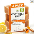 Southern Natural Turmeric Honey Lemon Goat Milk Soap by SouthernNatural