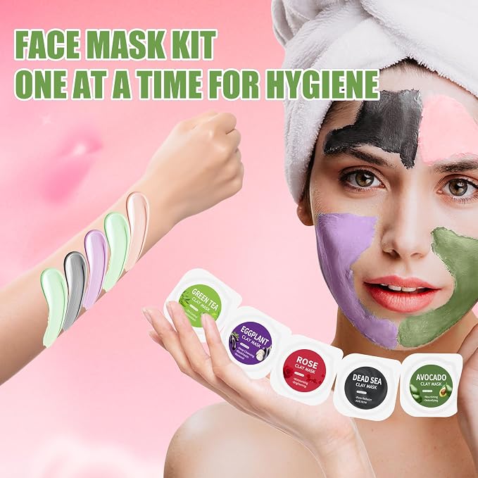 10 Pods Clay Facial Mask Set - Image 5