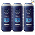 NIVEA MEN Relax Body Wash, Lavender and Sandalwood Scent, 3-in-1 Men's Body Wash by NIVEAMen