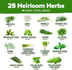HOME GROWN 25 Herb Seeds for Planting 8, 700+ Non-GMO Heirloom Seeds | Extra - Image 3