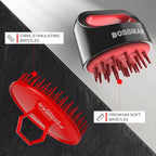 Bossman Scalp Massager & Shampoo Brush – Scalp Exfoliator Brush – Head Scrubber - Image 5