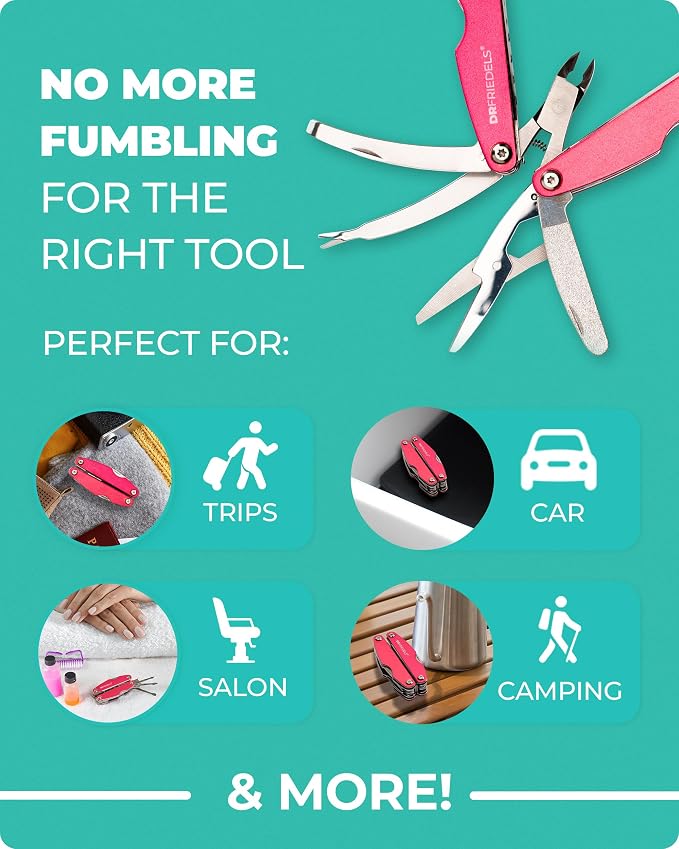 Manicure and Pedicure Kit - 9 in 1 Professional Manicure Set - Image 6