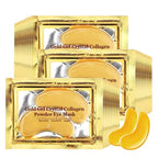 Adofect Collagen Powder Eye Mask 30 Pairs Gold Under Eye Gel Pads, Hyaluronic by Adofect