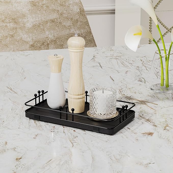 Bathroom Vanity Tray for Toiletries Makeup Perfume Candle Toilet Tank, Kitchen - Image 7
