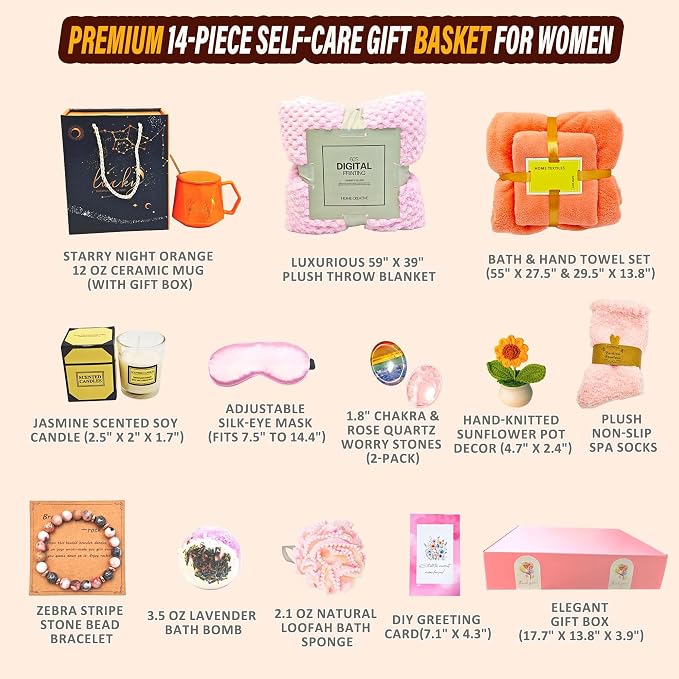 14PCS Care Package for Women Get Well Soon Gift Basket - Image 7