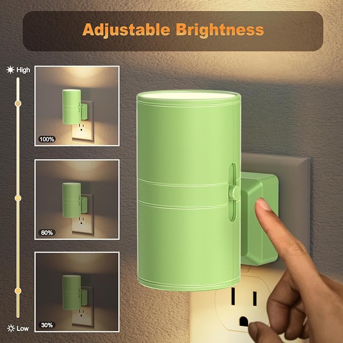 JandCase Night Lights Plug into Wall, Dimmable Night Light Plug in - Image 2