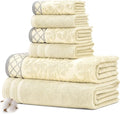 Modern Threads 6 Piece Cotton Bath Towel Set – Ultra Soft 550 GSM Towels – by ModernThreads