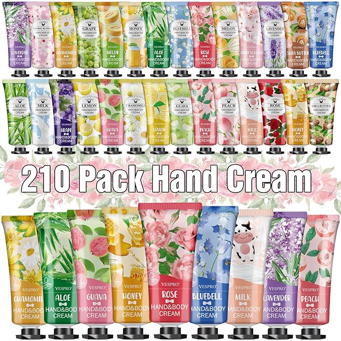 VESPRO 210 Pack Moisturizing Hand Cream Gifts Set, Mothers Day Gifts, Hand by VESPRO