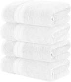 Modern Threads 4-Pack SpunLoft Bath Sheet White 35x66 by ModernThreads