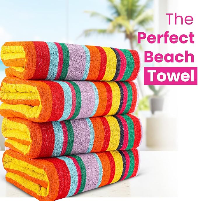 CASA COPENHAGEN Monaco Beach Towels Designed in Denmark Rough and Tough - Image 2