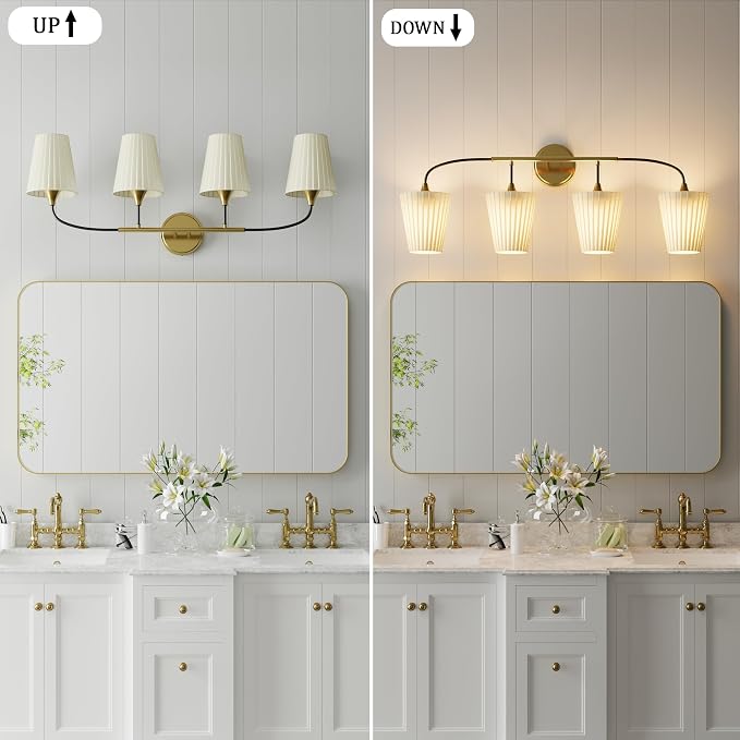 4-Light Bathroom Light Fixtures, Modern Light Fixture - Image 7