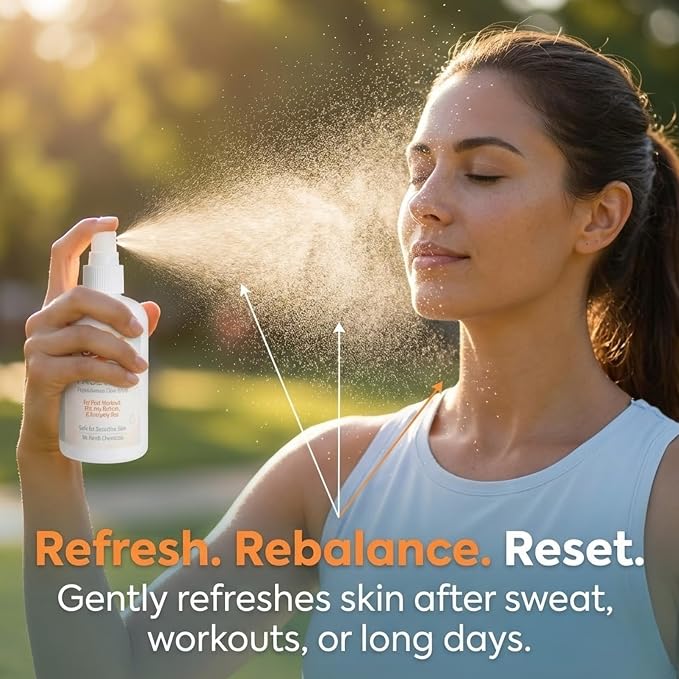 Sweat Reset Face Mist, 8 oz – Clarifying Hypochlorous Facial Spray - Image 7