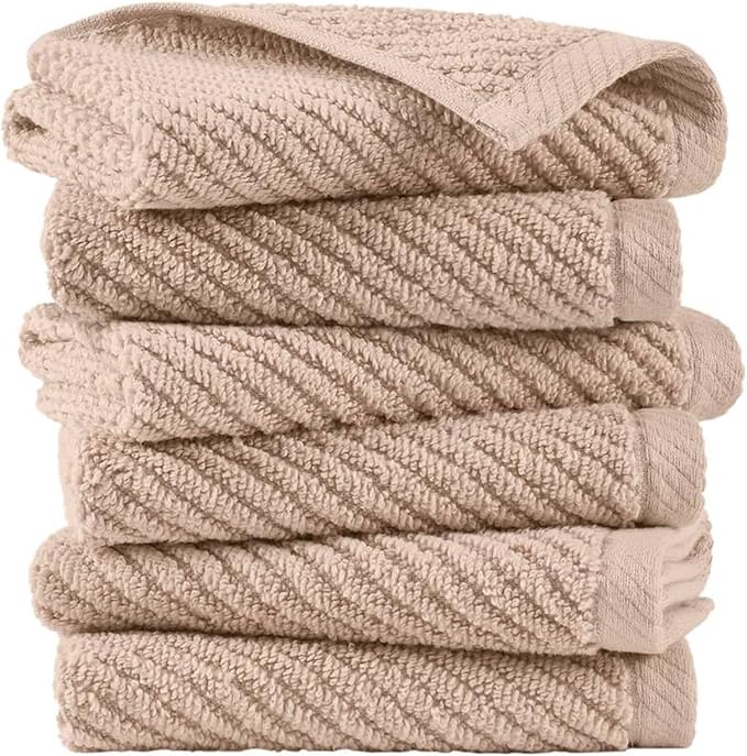 Madison Park 6-Piece Towel Washcloths Set by MADISONPARK