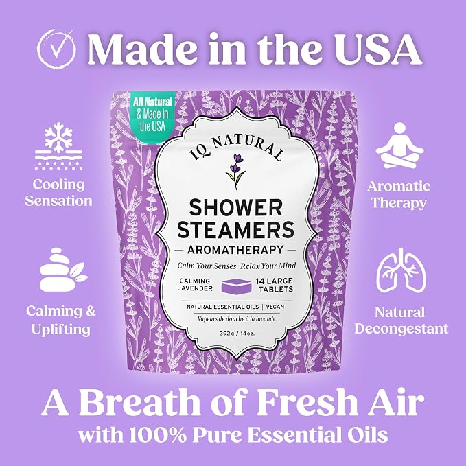 Lavender Shower Steamers Aromatherapy - Image 2