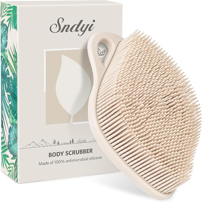 Sndyi Silicone Body Scrubber, Gentle Exfoliating Body Scrubber by Sndyi