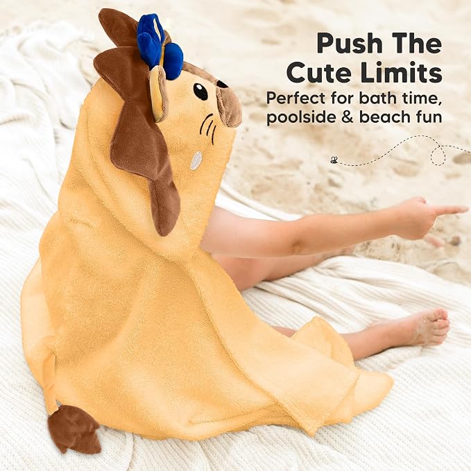KeaBabies Organic Baby Towel - Image 6
