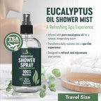 Pure Eucalyptus Shower Spray Travel Size - Image 4