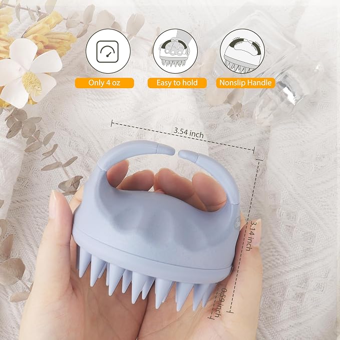 Sndyi 2 PCS Scalp Massager Shampoo Brush, Scalp Scrubber - Image 3