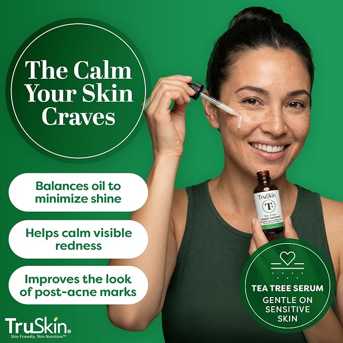 TruSkin Tea Tree Oil Acne Treatment Serum - Image 3