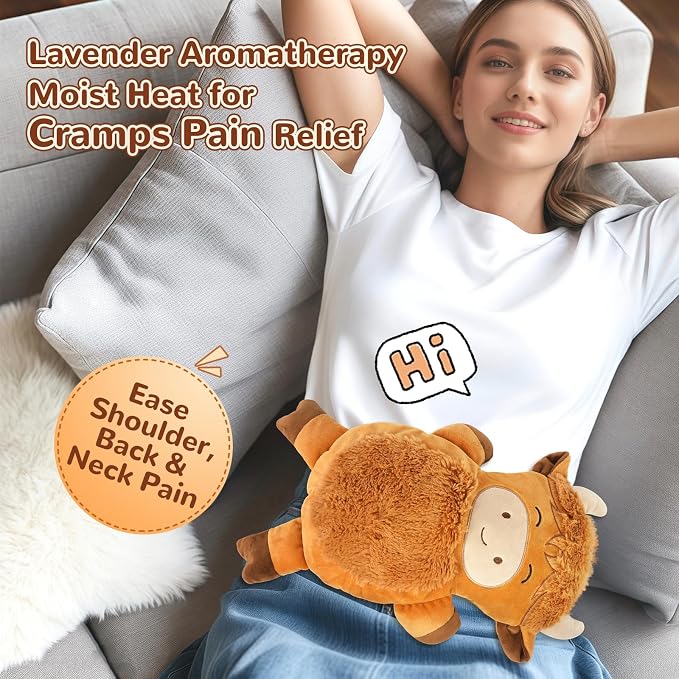 Microwave Heating Pad for Pain Relief, Back Pain, Neck Shoulder, Natural Heat - Image 6