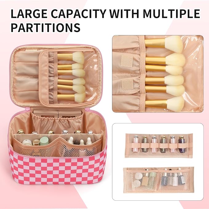 OCHEAL Makeup Bag Portable Cosmetic Bag - Image 8