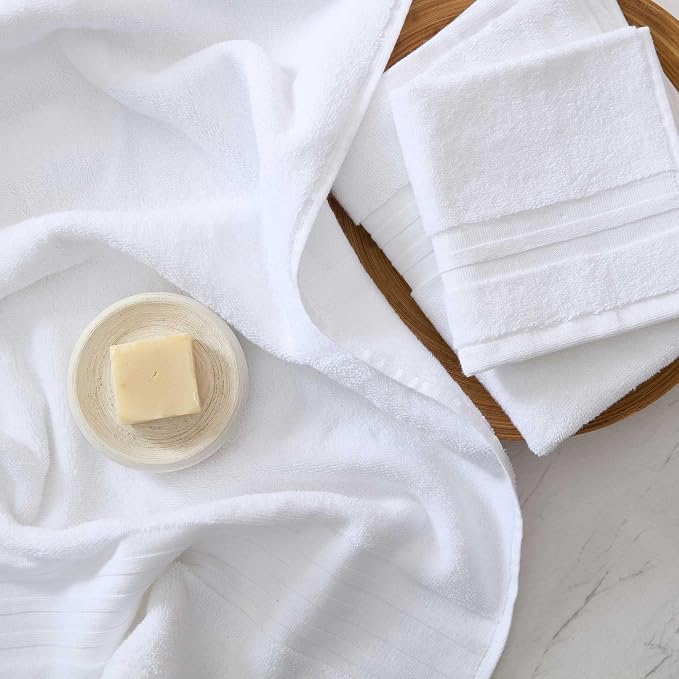 Martha Stewart - Bath Towels, Soft & Absorbent 100% Cotton Towels, Plush 700 GSM - Image 9