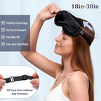 Silk Sleep Mask for Women, 100% Mulberry Silk Eye Mask, All-Silk Filled - Image 3