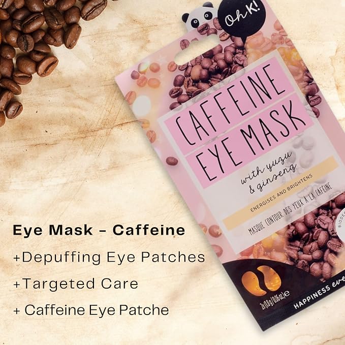 Oh K! Eye Mask - Caffeine - Hydrating Under Eye Patches - Image 4