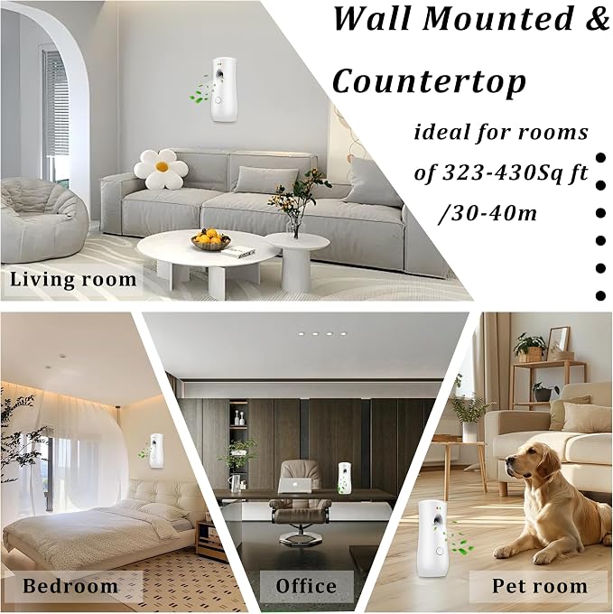 Automatic Air Freshener Spray Dispenser, Free Standing or Wall Mounted - Image 4