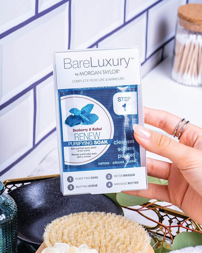 Morgan Taylor BareLuxury 4-Step Complete Pedicure & Manicure Packs - Image 6