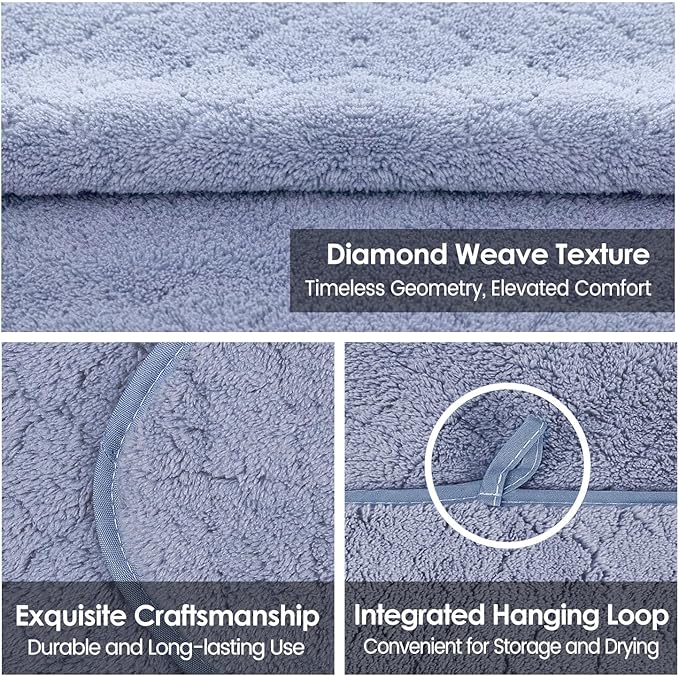 JML Microfiber Bath Towels, Ultra Soft, Super Absorbent, Fast Drying, No Fading - Image 4