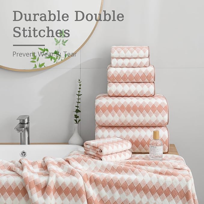 4 Piece Extra Large Bath Towel Set Oversized Bath Sheet 35"x70" Bathroom Towel - Image 6