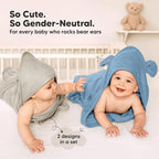 KeaBabies 2-Pack Hooded Baby Towels - Image 6