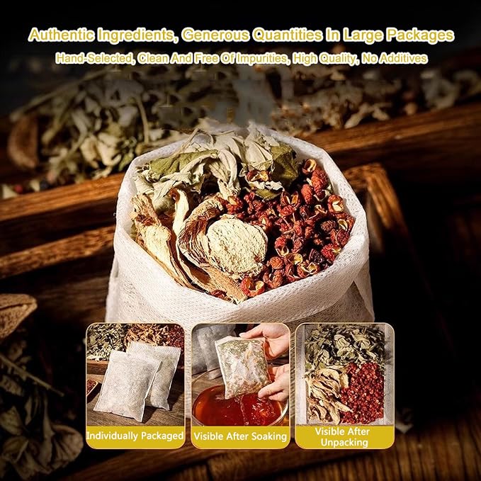 30 Pcs Body Herbal Detox Foot Soak To Remove Toxins, Lymphatic Drainage Ginger - Image 2