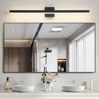 Black Bathroom Vanity Light 39.4 inch, 30W Dimmable 5CCT LED Modern Bathroom - Image 2