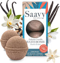 Saavy Naturals Bath Bombs – Relaxing Foaming Fizz Bubbles, Organic Bath Bombs by SaavyNaturals