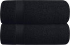 Elvana Home Cotton 2 Pack Oversized Bath Towel Set 28x55 inches, Large Bath by Unknown