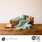 Classic Turkish Towels CTT Luxurious 100% Turkish Cotton Washcloths 6 Pack - Image 3