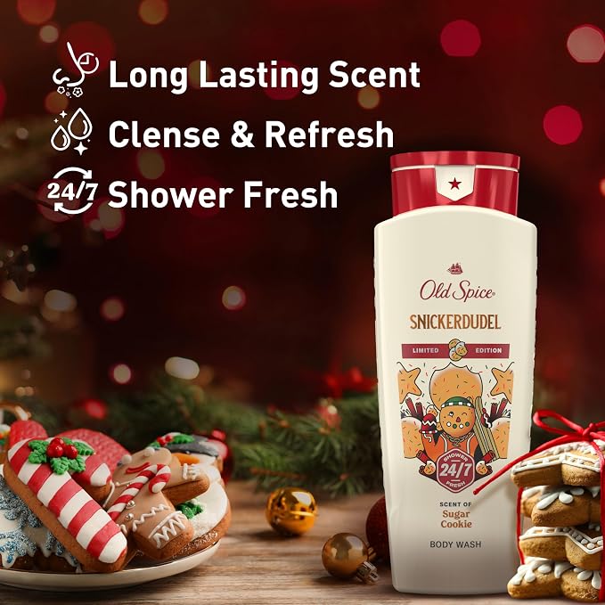 Old Spice Body Wash for Men, Holidudes Holiday Edition, 24/7 Holiday Freshness - Image 2