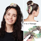 Women's Working Caps with Scrunchies Tarot Pattern Background Lace-Up Hat - Image 5