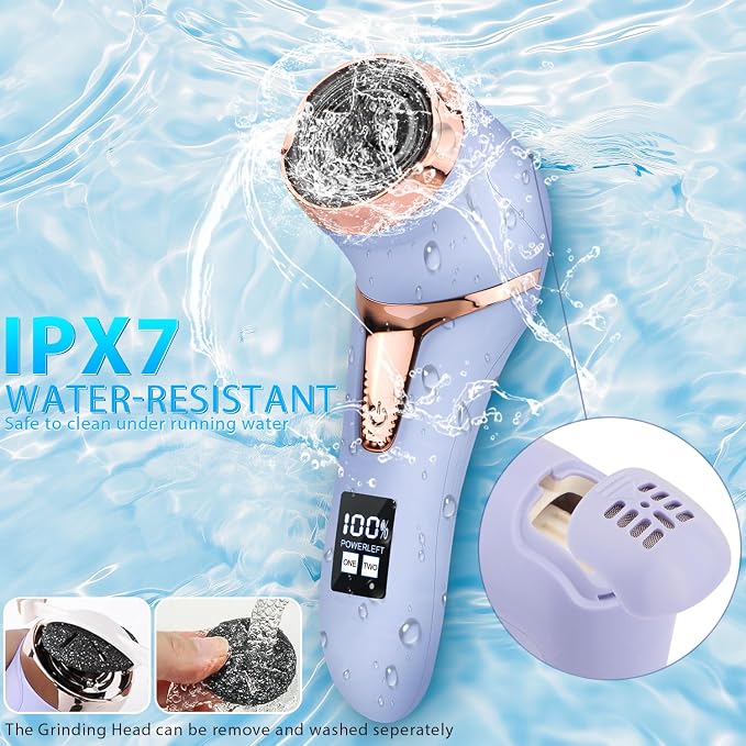 Callus Remover for Feet, Portable Pedicure Kit Foot File Callus Remover - Image 6
