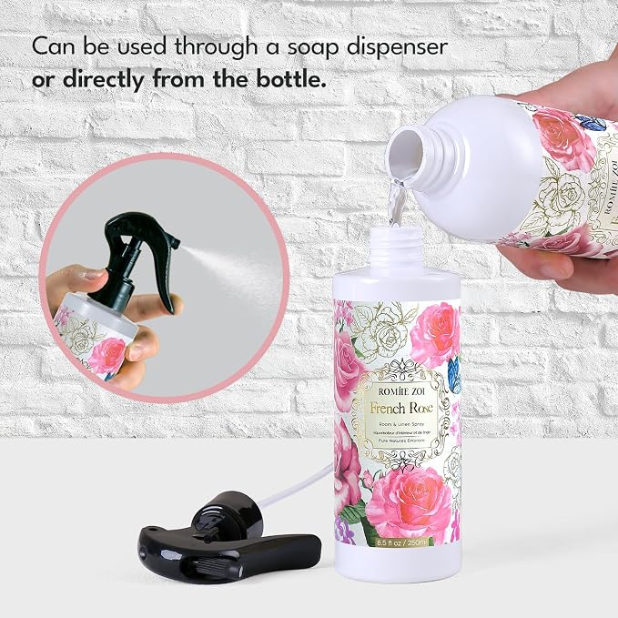 ROMIIE ZOI Rose Room Spray Refill - 500ml / 16.8 Fl Oz - Classic Romantic - Image 3