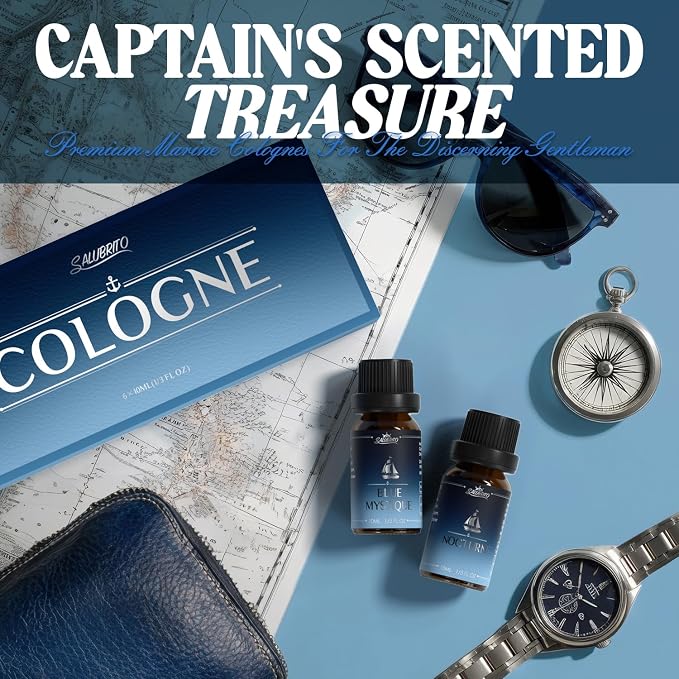 SALUBRITO Cologne Fragrance Oils, Premium Essential Oil Set - Image 7