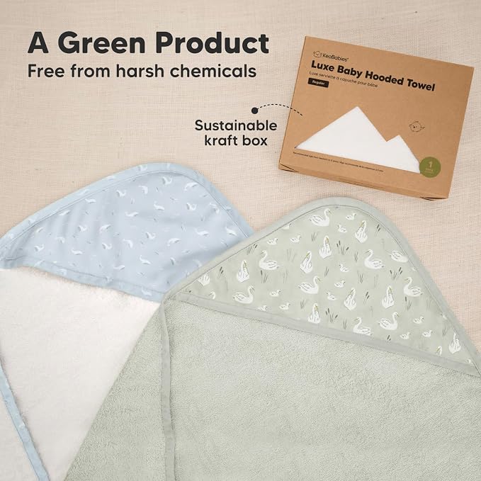 KeaBabies Hooded Baby Towel for Newborn - Image 8